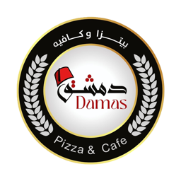 Pizzeria und Cafe Damas logo.